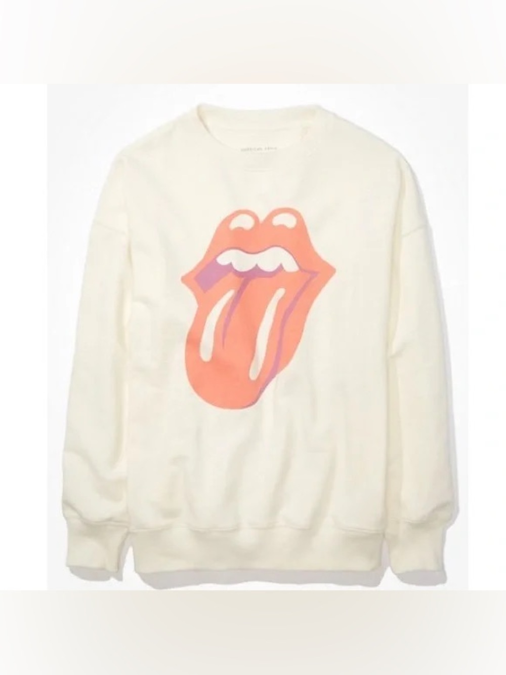American Eagle Rolling Stones crew neck sweatshirt